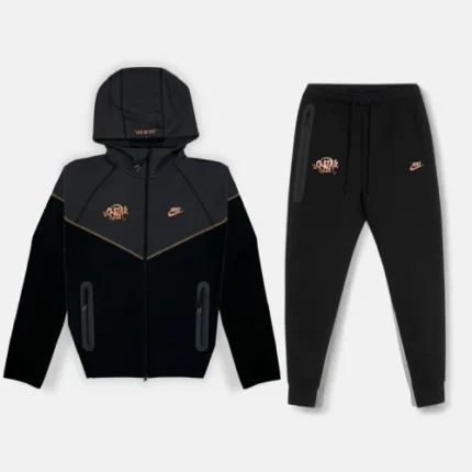 Nike x Syna World Tech Fleece Tracksuit Black / Bronze