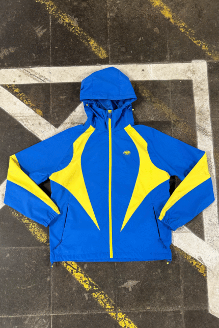 VORTEX WOVEN JACKET BLUE/YELLOW