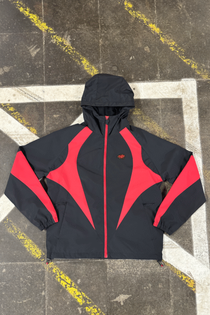 VORTEX WOVEN JACKET BLACK/RED
